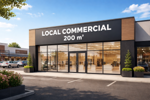 À LOUER   Local commercial 200 m2   Zone commerciale Senlis